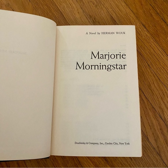 Vintage 50s Book Marjorie Morningstar by Herman Wouk 1955 First Edition - Picture 4 of 7